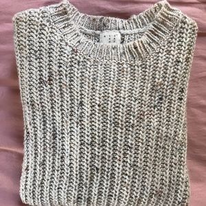 Chunky knit sweater